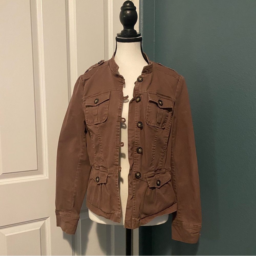 Denim/Military-inspired jacket from Loft